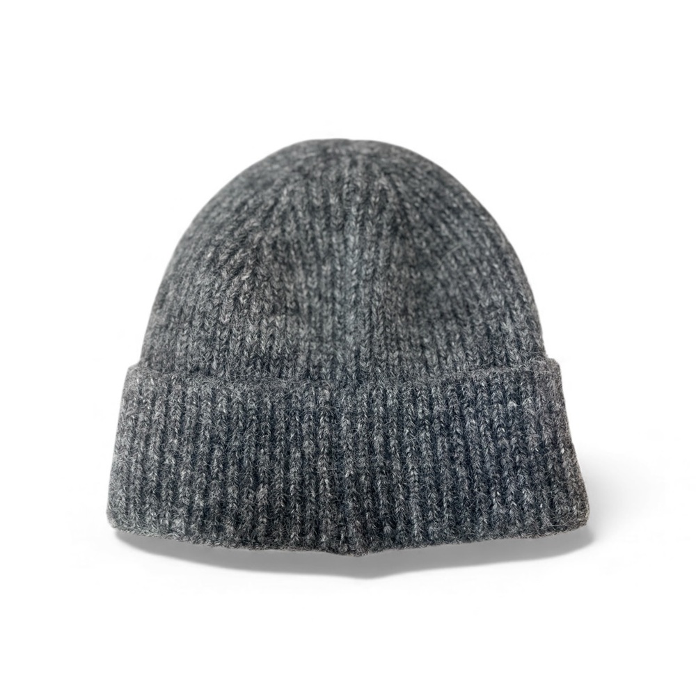 NWT The Drop Ribbed Knit Knot Beanie – Heather Gray, One Size - Picture 3 of 10